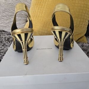 Balenciaga Gold Women's Heels